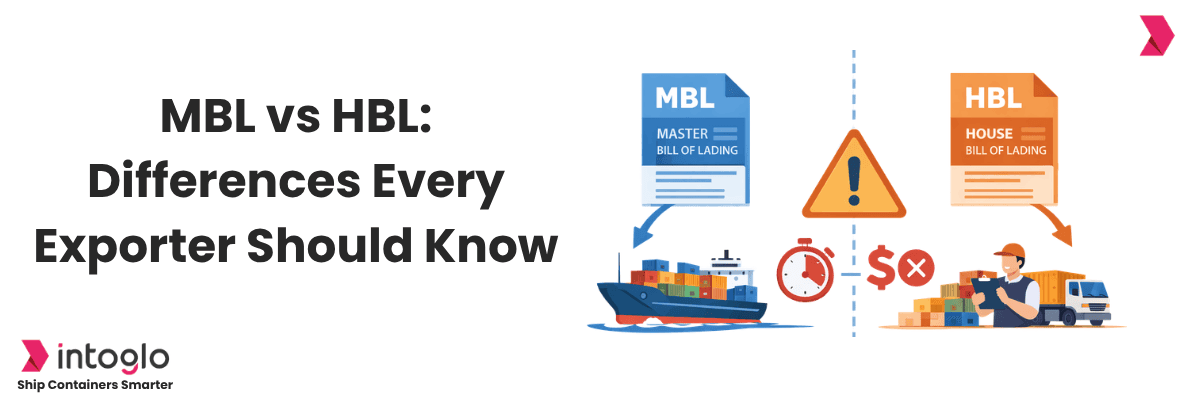 Difference Between MBL & HBL Explained for Indian Exporters